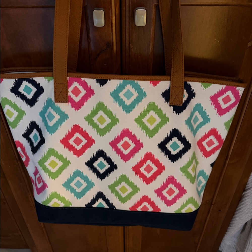💚💙💖🖤Thirty-one Lakeside Tot~ Candy Corners -EUC — Regular $58 - Picture 8 of 12